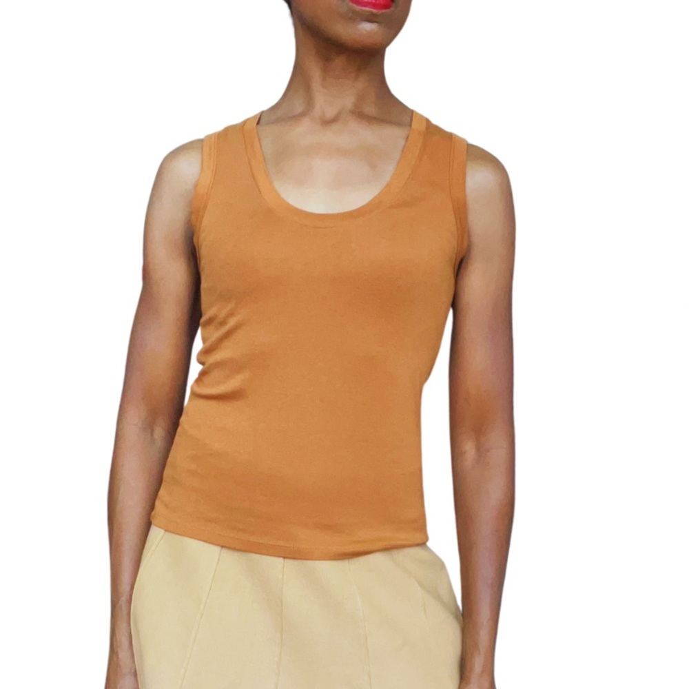 A NEW DAY || BROWN PLAIN TANK TOP || SIZE: MEDIUM